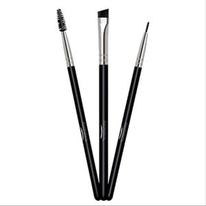 Pro Brush Series: 3-Piece Eyeliner, Brow & Spoolie Brush Set by AESTHETICA